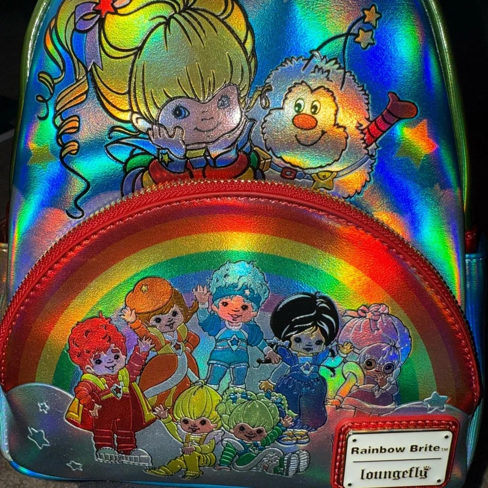 THROWBACK Rainbow Brite Loungefly Mini Backpack - Picture 1 of 6